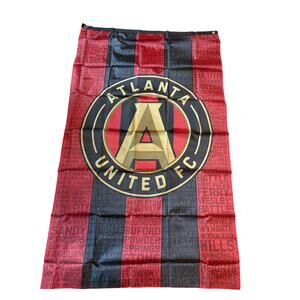 Atlanta United Football Club Soccer Club Yard Flag NWT